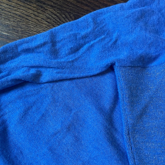 Lilly Pulitzer Cobo Sweater Heathered Coastal Blue S GUC - Picture 3 of 5